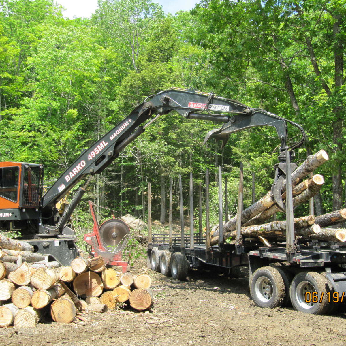 Slasher/Delimber/Crane | Gallery | Maine Logging, Timber Harvesting ...