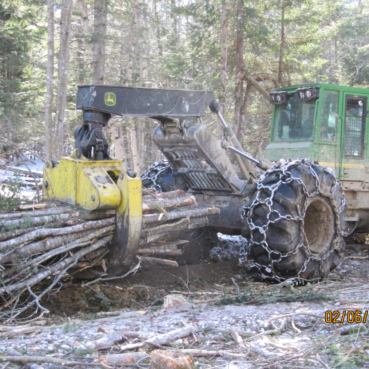 Grapple Skidder | Gallery | Maine Logging, Timber Harvesting, and ...