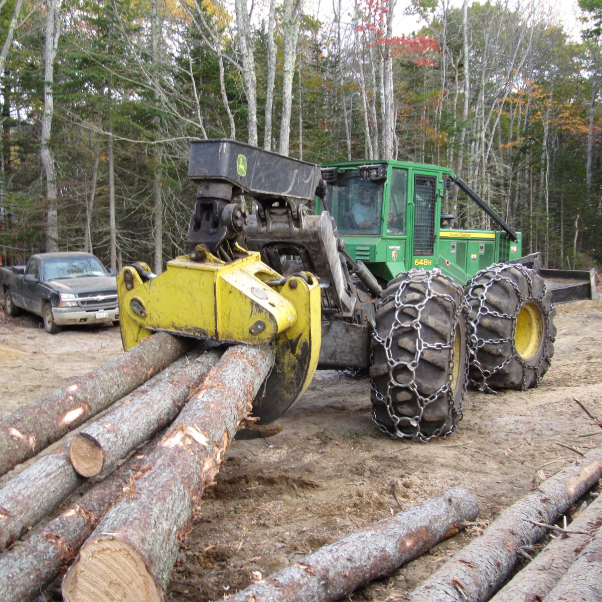 Grapple Skidder | Gallery | Maine Logging, Timber Harvesting, and ...